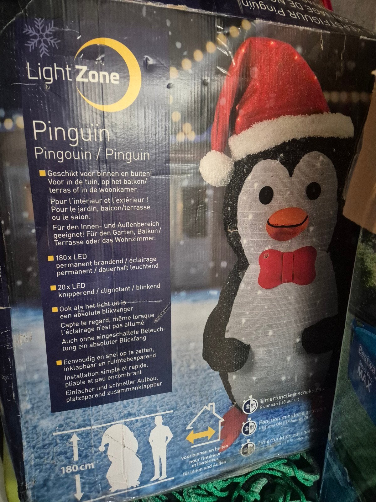 Pinguïn kerst, Ophalen