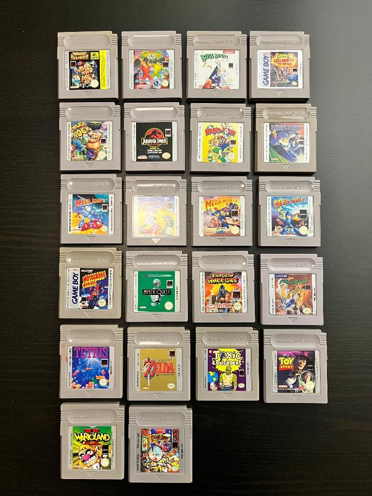 12 Game Boy games: Zelda, Battletoads, Toxic Crusaders,..., Enlèvement ou Envoi, Utilisé