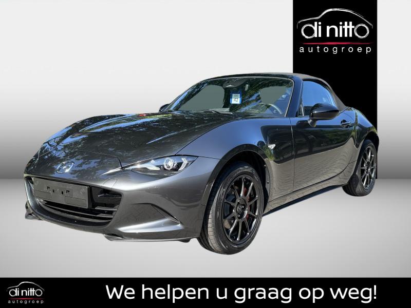 Mazda MX-5 1.5 Skyactiv-G 132hp Homura Roadster, Auto's, Mazda, 140 g/km, Cabriolet, Bedrijf, Handgeschakeld