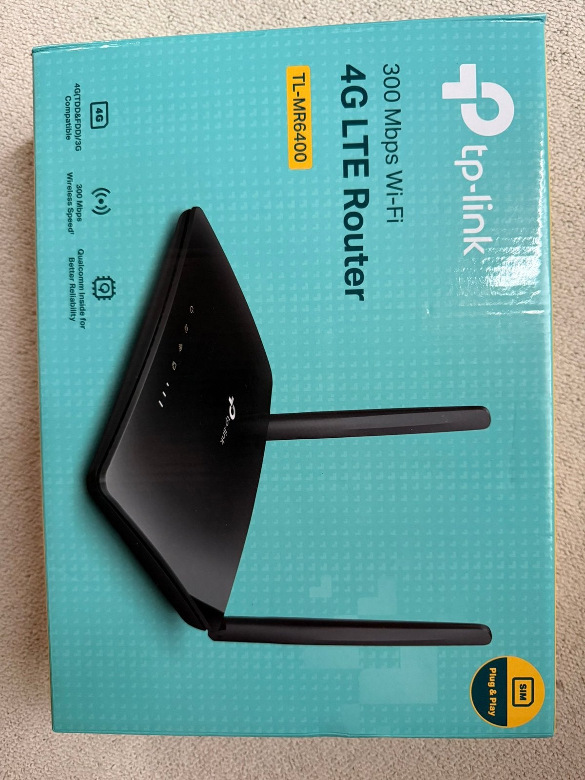 TP Link 300 Mbps Wi-fi 4G LTE router, Computers en Software, Ophalen of Verzenden, Nieuw, Router