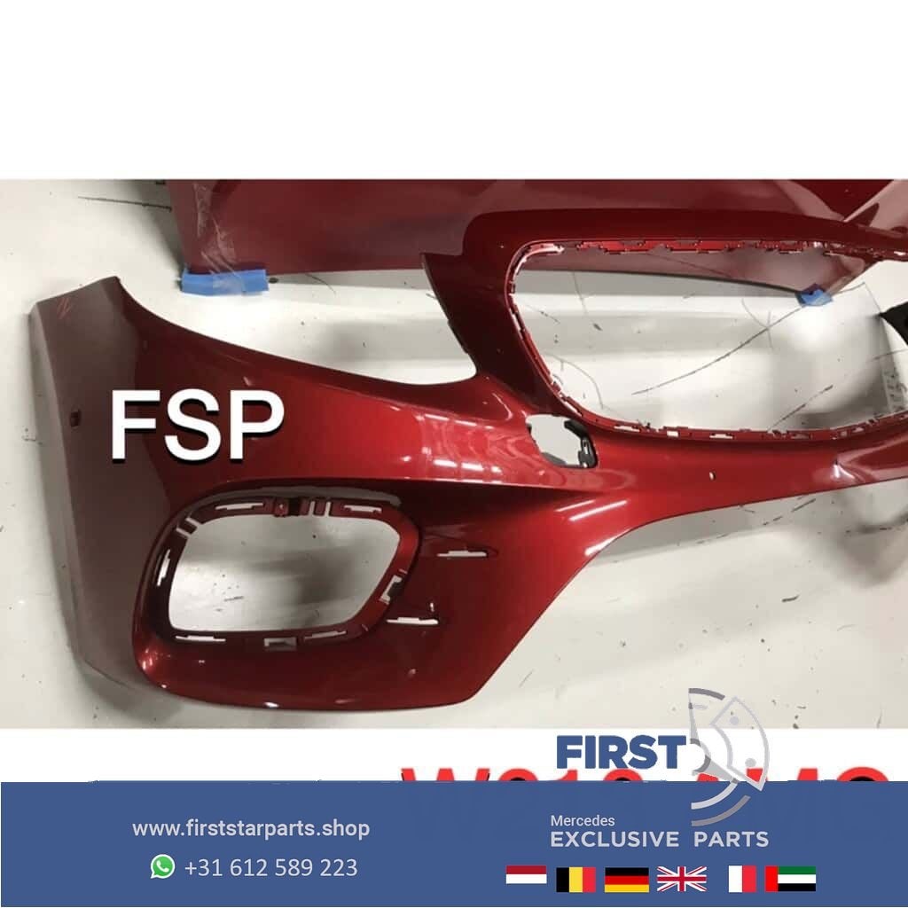 W213 E Klasse AMG Voorbumper 2016-2019 rood origineel Merced, Gebruikt, -, Voor, Ophalen of Verzenden