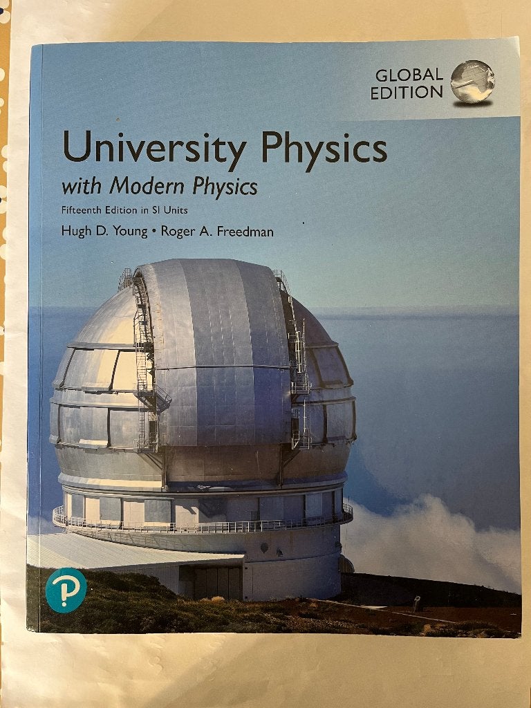 Boek University Physics 15th edition, Ophalen of Verzenden