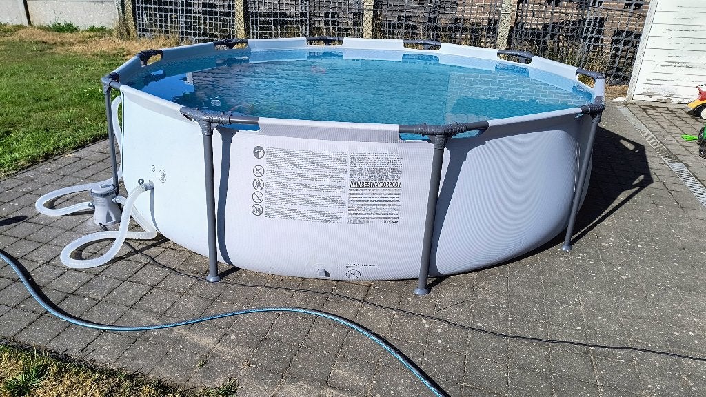 Zwembad bestway steal max pro met garantie!, Ophalen, Minder dan 80 cm, Rond, 300 cm of meer