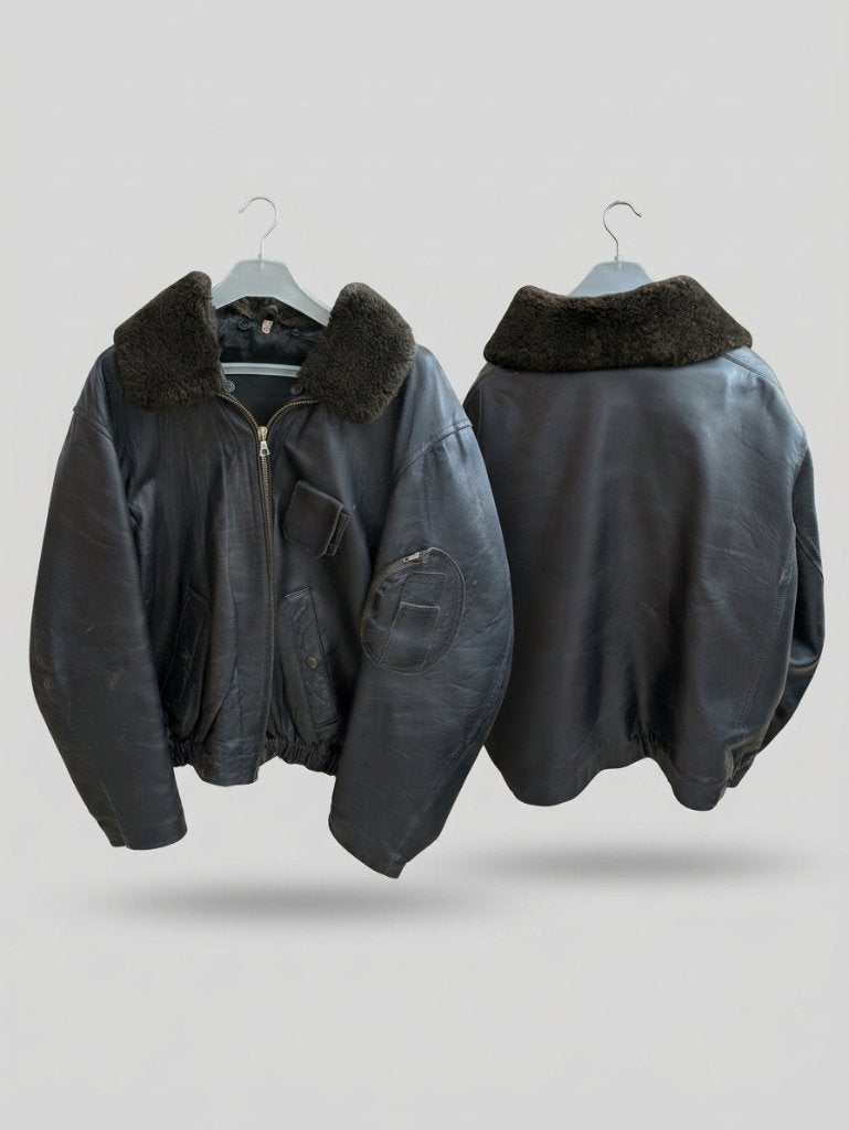 Originele leren leger pilotenjas (1979), Ophalen of Verzenden, Luchtmacht, Kleding of Schoenen
