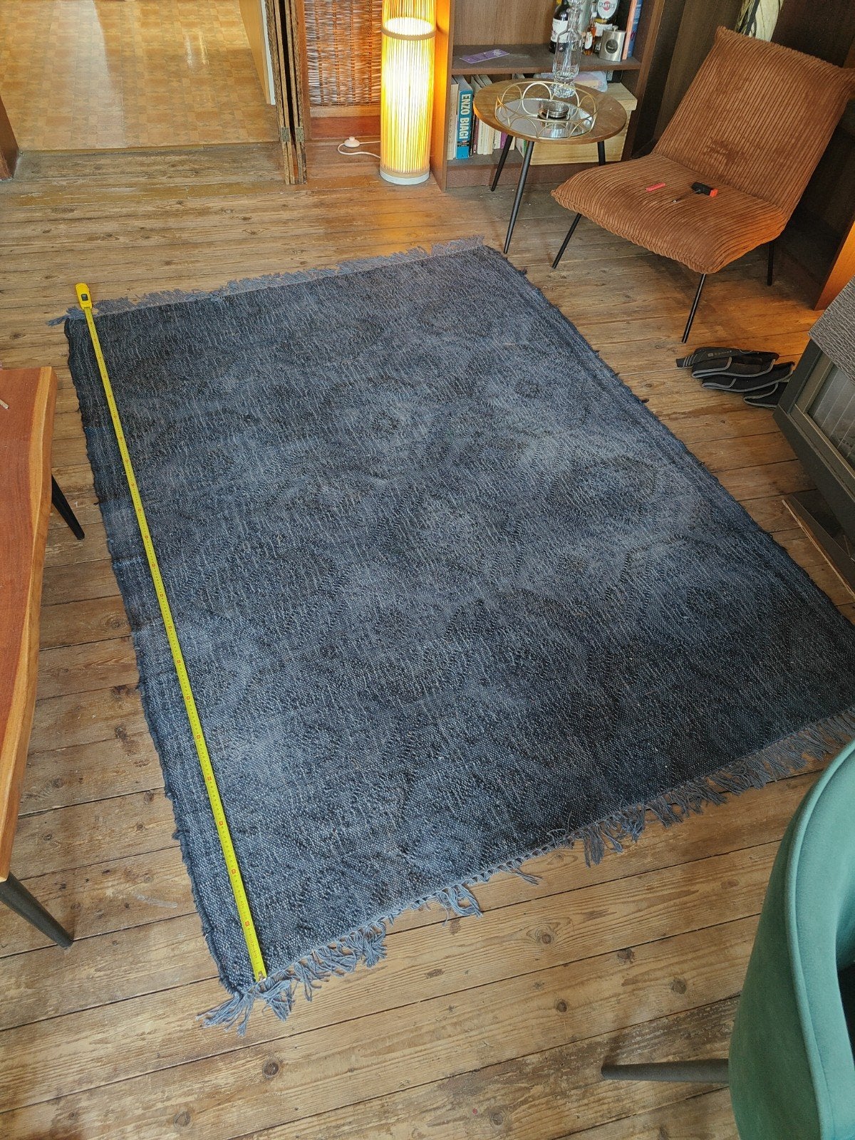 Blue Maison du monde carpet, Enlèvement