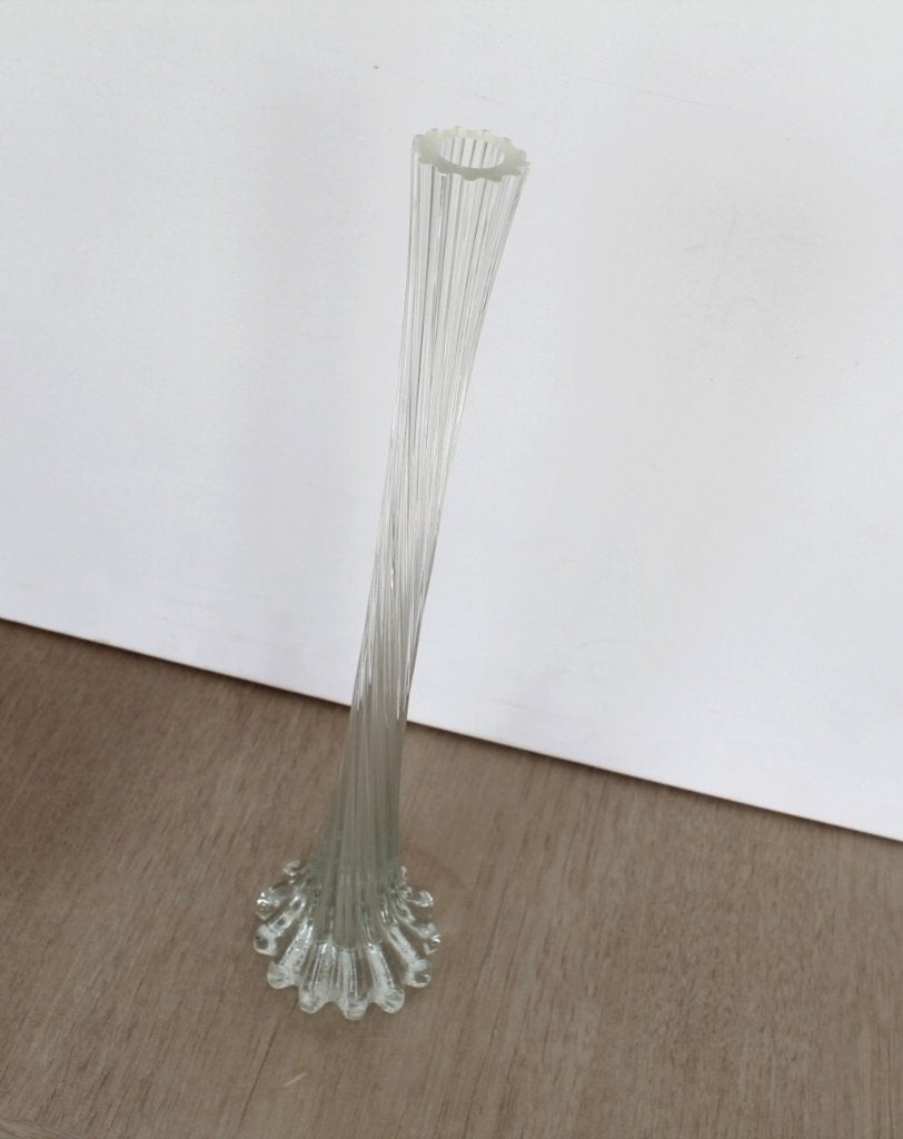 Grand vase torsadé Solifleur/Swung 40 cm, années 1960, Enlèvement ou Envoi
