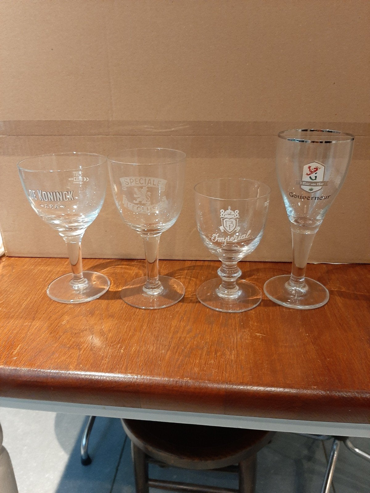 Glazen op voet, Verzamelen, Glas en Drinkglazen, Ophalen