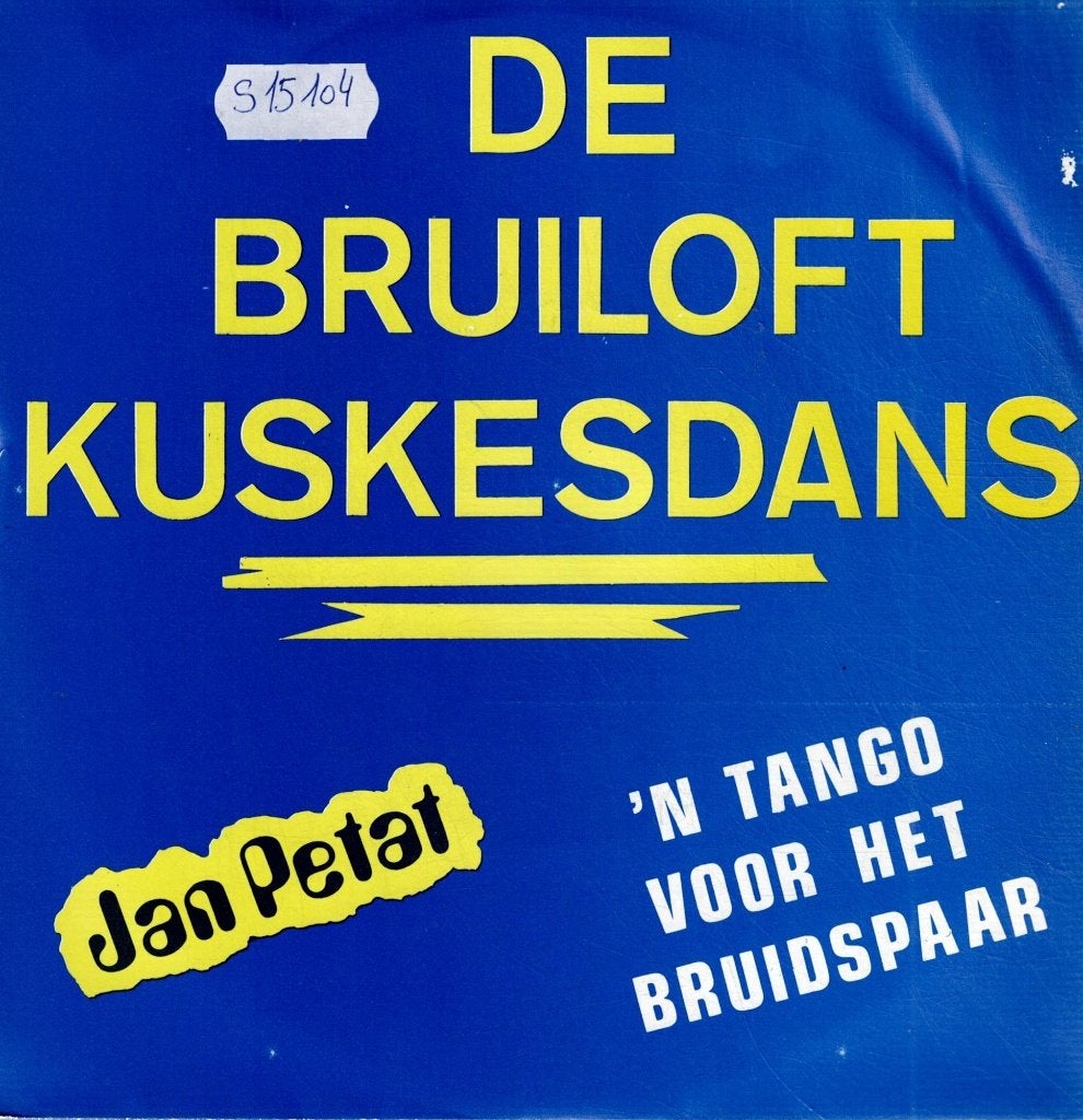 Vinyl, 7"  /  Jan Petat / Johnny Blenco – De Bruiloft-kus..., Enlèvement ou Envoi, 7 inch, Autres types