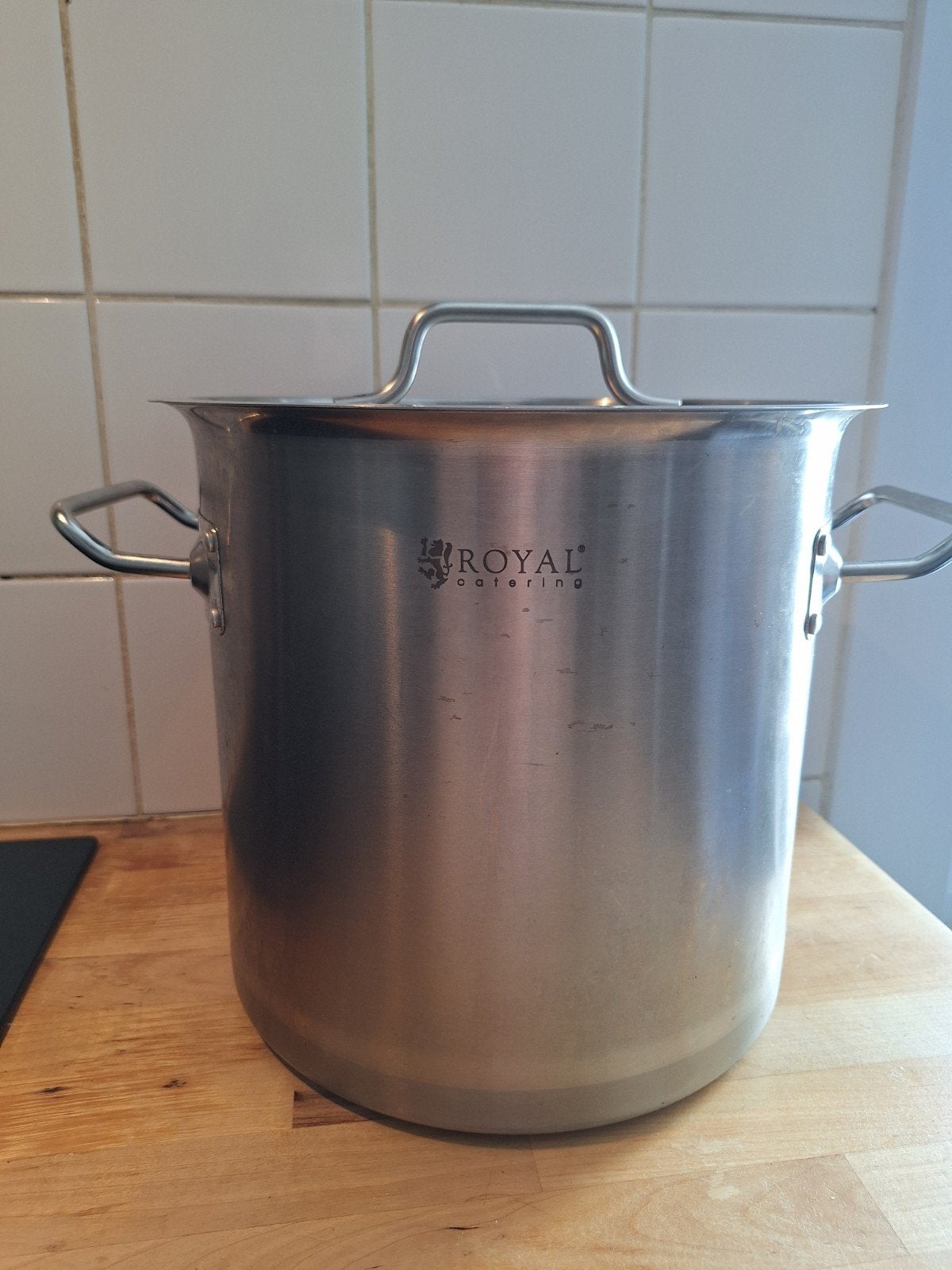 Professionele RVS Soeppan / Kookpan Royal Catering 15L, Maison & Meubles, Cuisine | Casseroles & Poêles, Enlèvement
