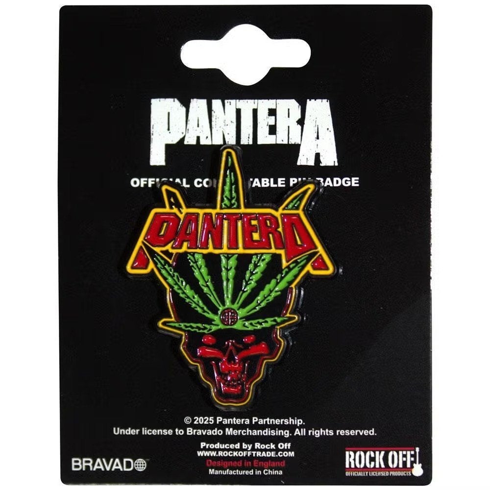Pantera - Leaf Skull - Pin officiële merchandise, Enlèvement ou Envoi, Neuf