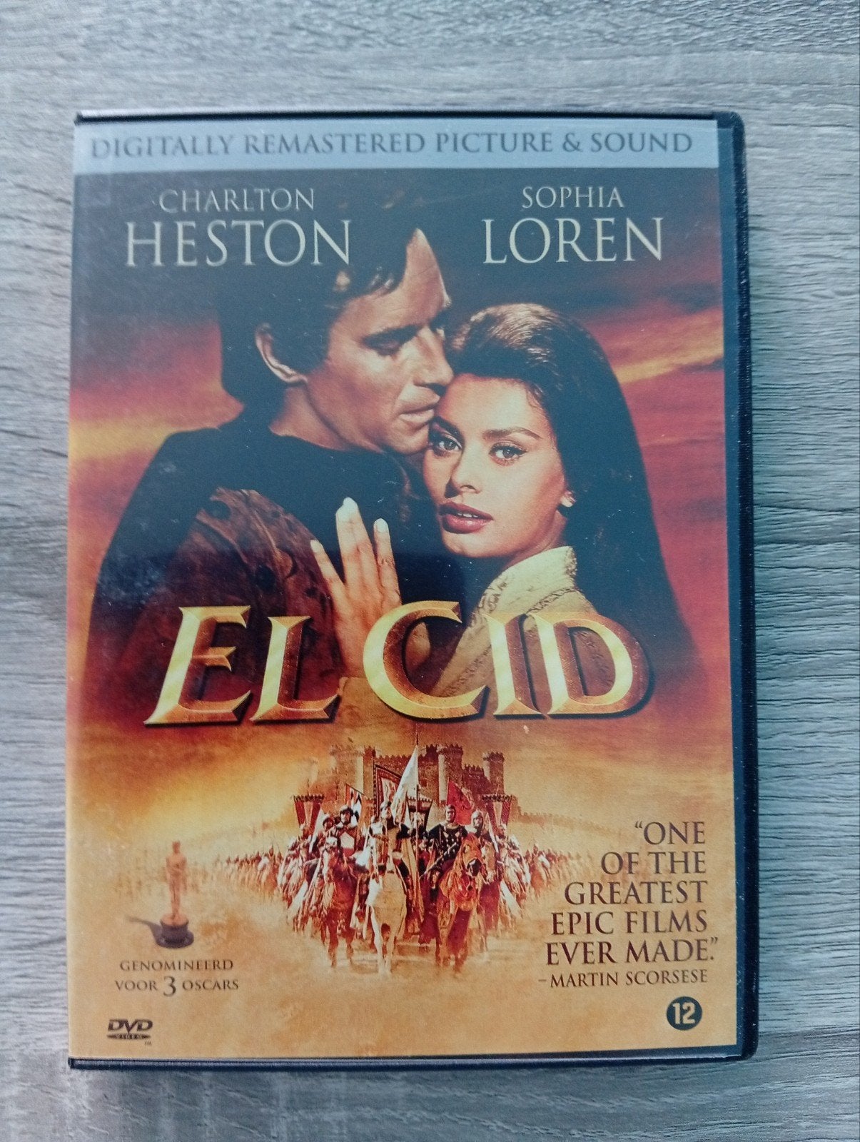 el Cid avontuur dvd Charlton Heston Sophia loren, Cd's en Dvd's, Dvd's | Klassiekers, 1960 tot 1980, Engels, Nederlands, Ophalen of Verzenden