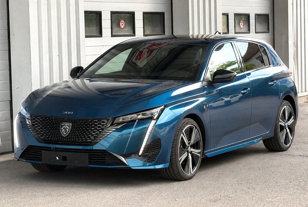 Peugeot 308 1.2 Hybrid 145 /Gt-Line/Benzine/Carplay/Led/, Auto's, Peugeot, Automaat, 1199 cc, Blauw, Bedrijf