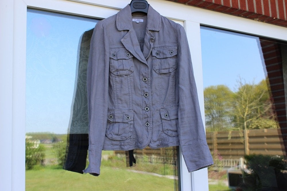 Jacket van JBC, Ophalen of Verzenden, Gedragen, Maat 38/40 (M), Grijs