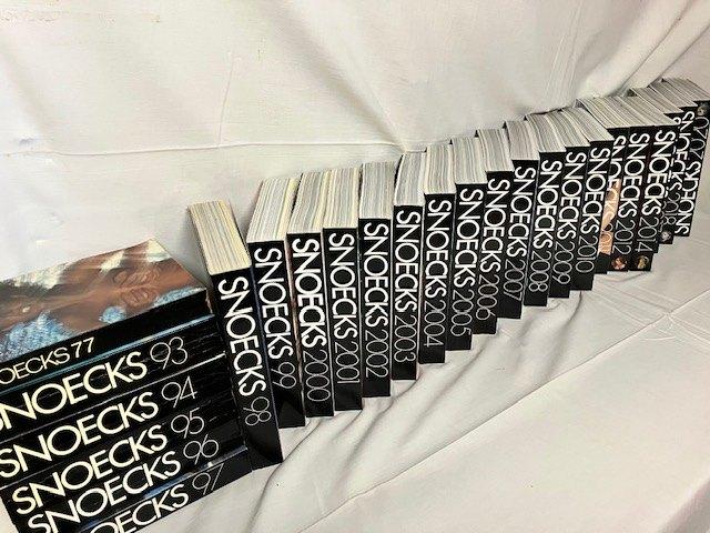 SNOECKS almanakken van 1977 tot 2020, Boeken, Ophalen, Zo goed als nieuw, Overige onderwerpen, Uitgeverij SNOECKS-DUCAJU