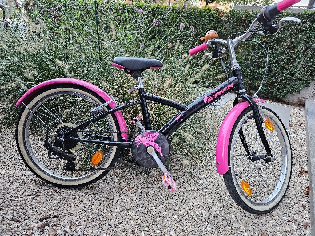 Meisjesfiets B'twin 20 inch, Fietsen en Brommers, Ophalen, Zo goed als nieuw, B-twin decathlon, 20 inch