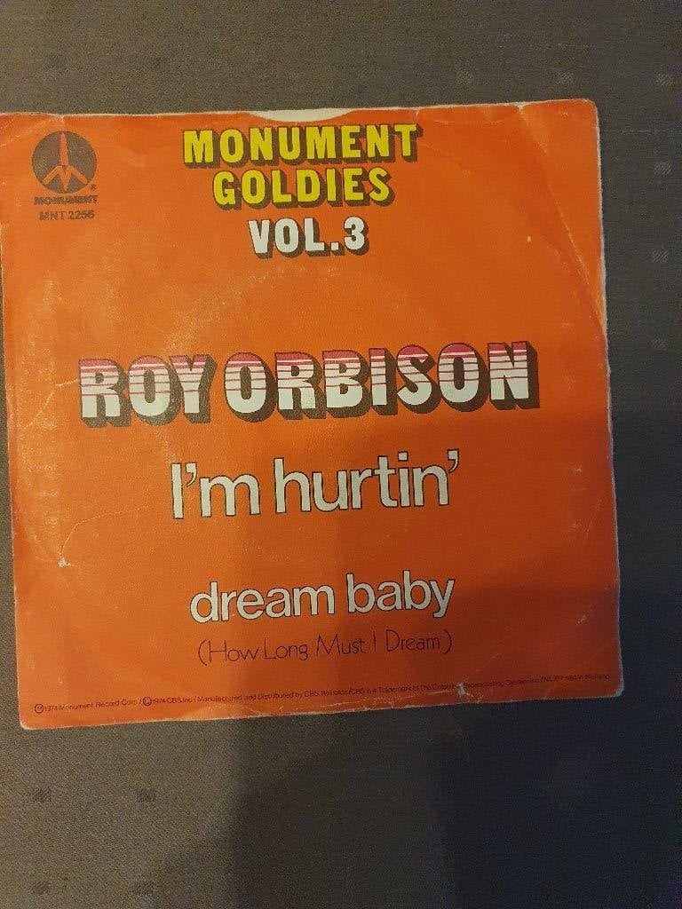 S - Roy Orbison – I'm Hurting Dream Baby, Cd's en Dvd's, 7 inch, Ophalen of Verzenden, Zo goed als nieuw, EP
