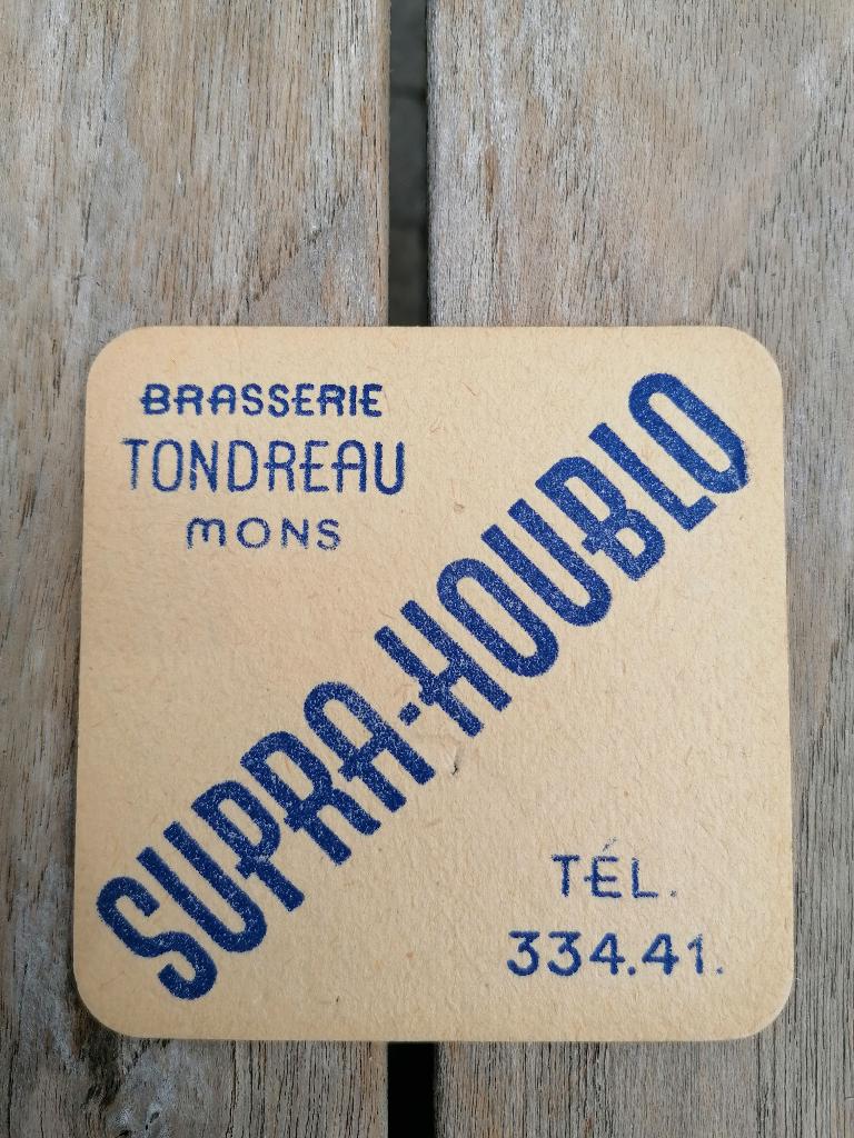 +++ Supra -Houblo/Houblodor/Brasserie Tondreau Mons+++, Collections, Marques & Objets publicitaires, Enlèvement ou Envoi, Utilisé
