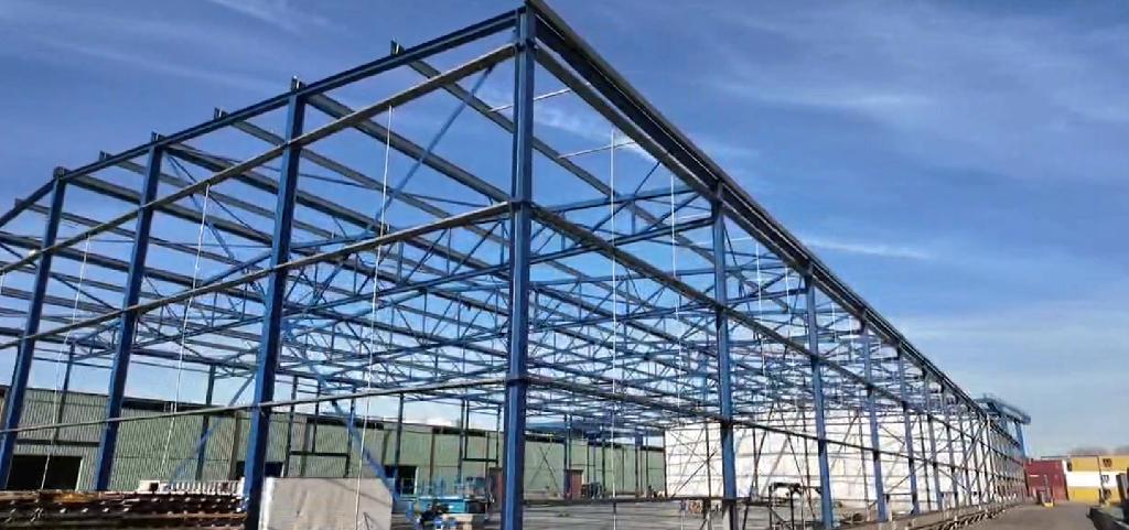 Staalconstructie bedrijfspand 2000m2, Bricolage & Construction, Métaux, Utilisé, Enlèvement