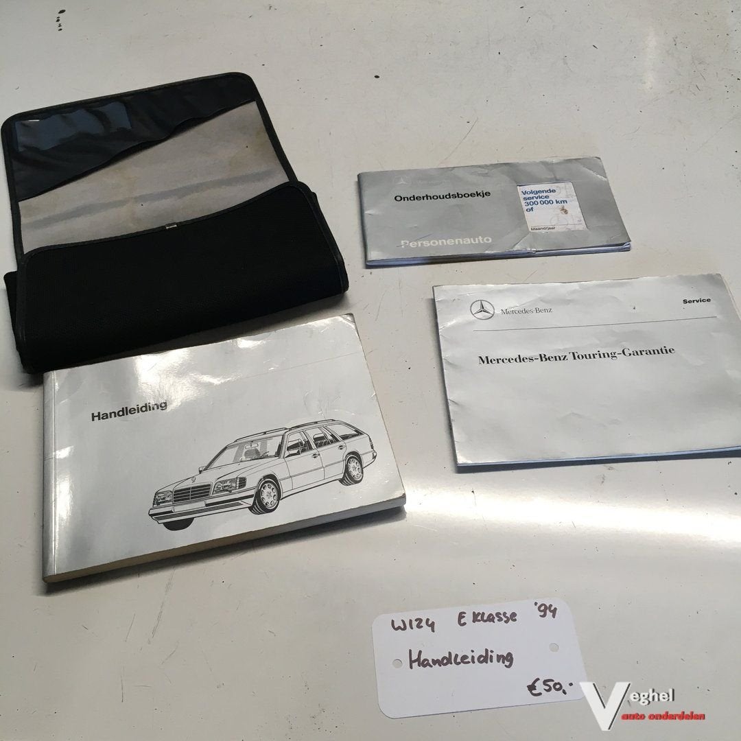Mercedes W124 E klasse 1994  Instructieboekje, Enlèvement ou Envoi