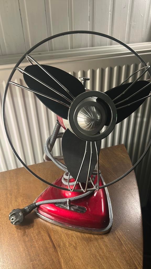 Metalen Ventilator Nieuw retro, Ophalen, Zo goed als nieuw