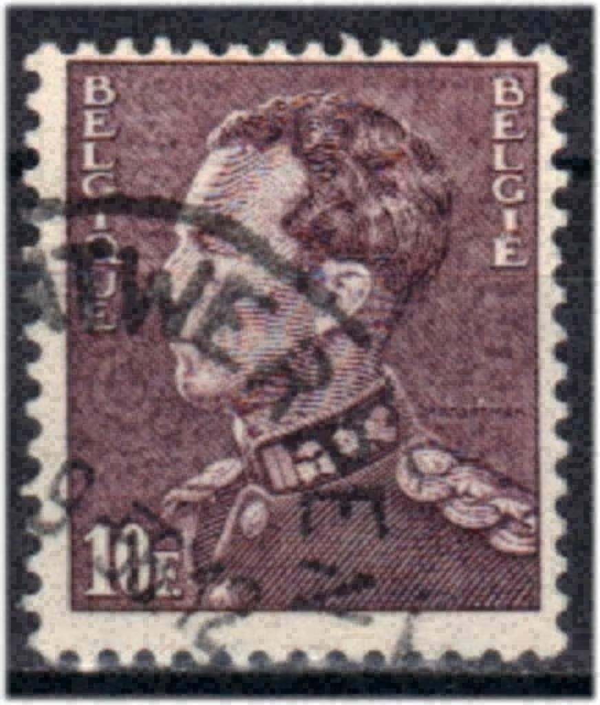 Belgique 1936 - Yvert/OBP 434 - Léopold III - Poortman (ST), Envoi, Affranchi, Oblitéré, Maison royale