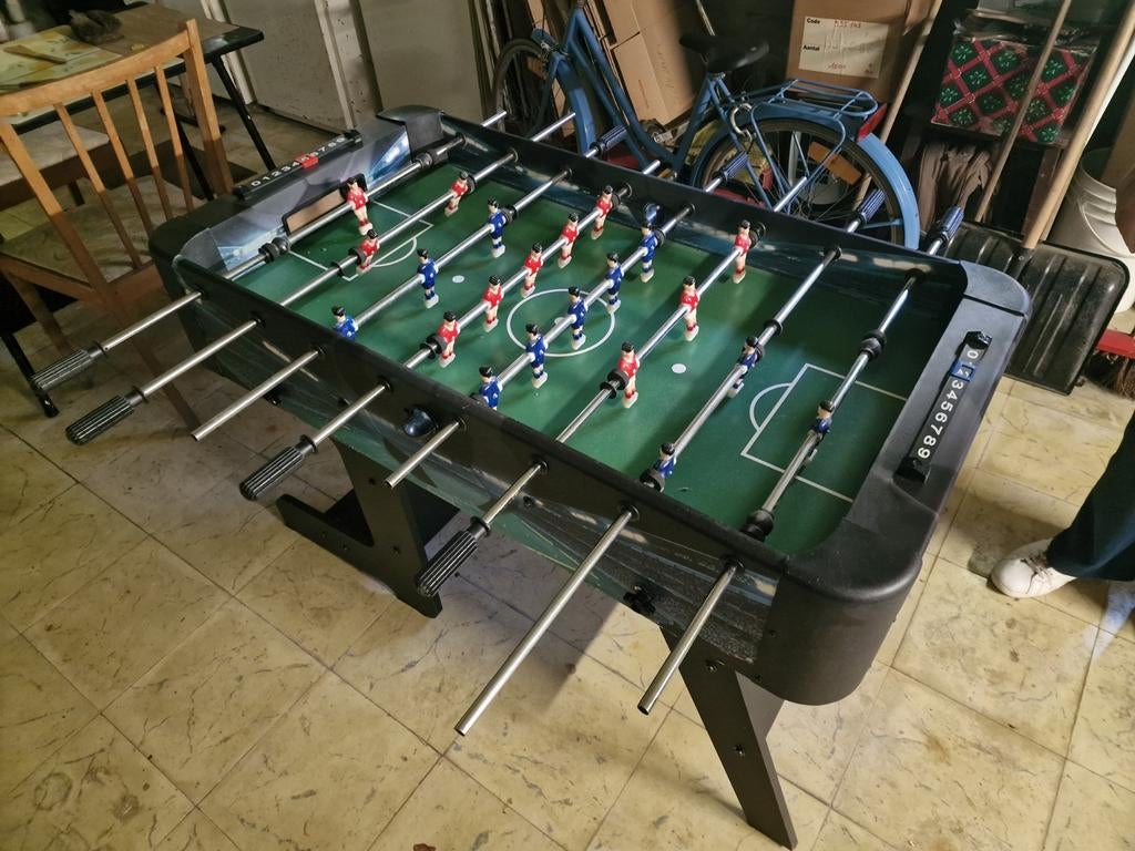 Kickertafel decathlon, Ophalen