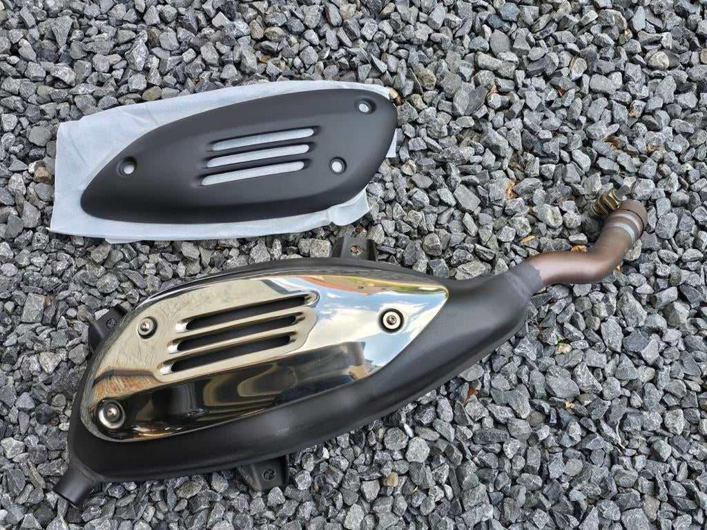 Échappement Vespa GTS 300 + plaque noire supplémentair, Particulier