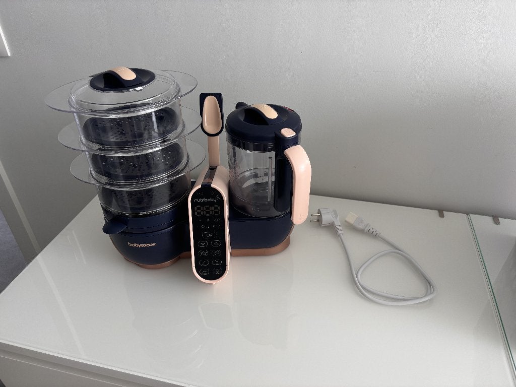 babymoov stoomkoker-mixer nutribaby XL, Ophalen, Zo goed als nieuw, Babyvoedingmaker, Babymoov