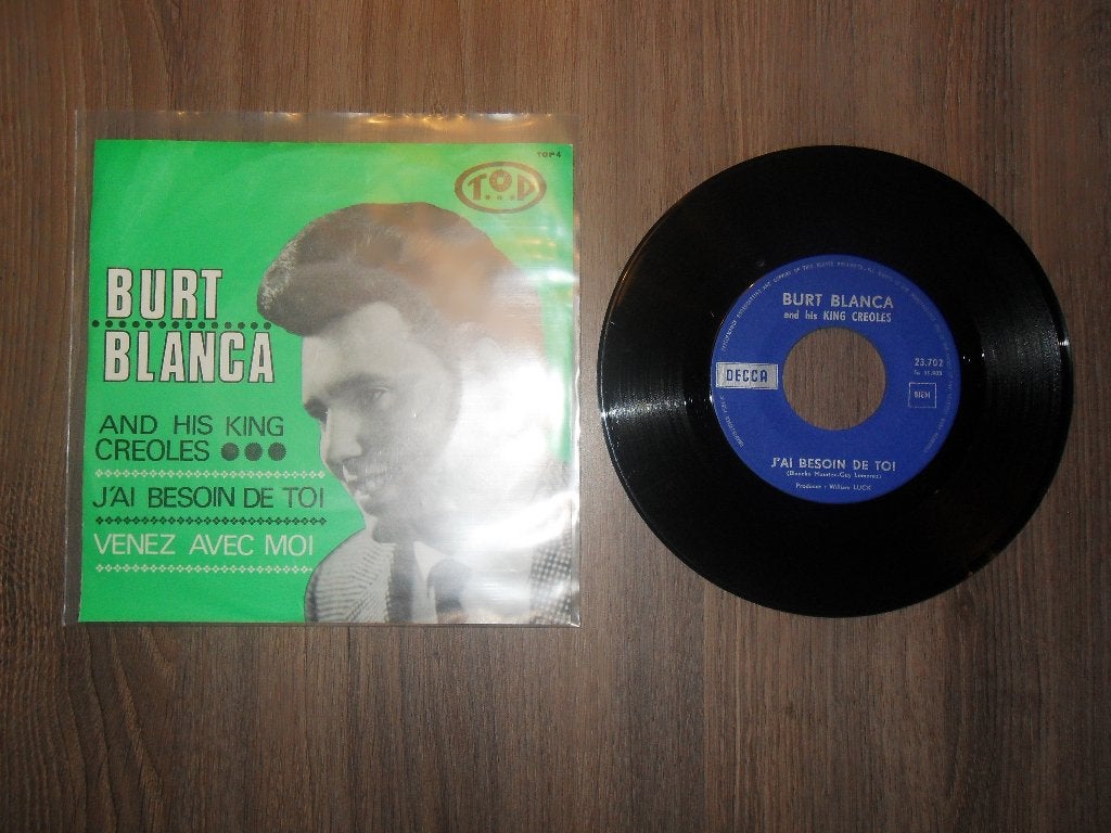 Burt Blanca - J'ai besoin de toi, CD & DVD, Enlèvement ou Envoi, Utilisé, 7 inch, Pop