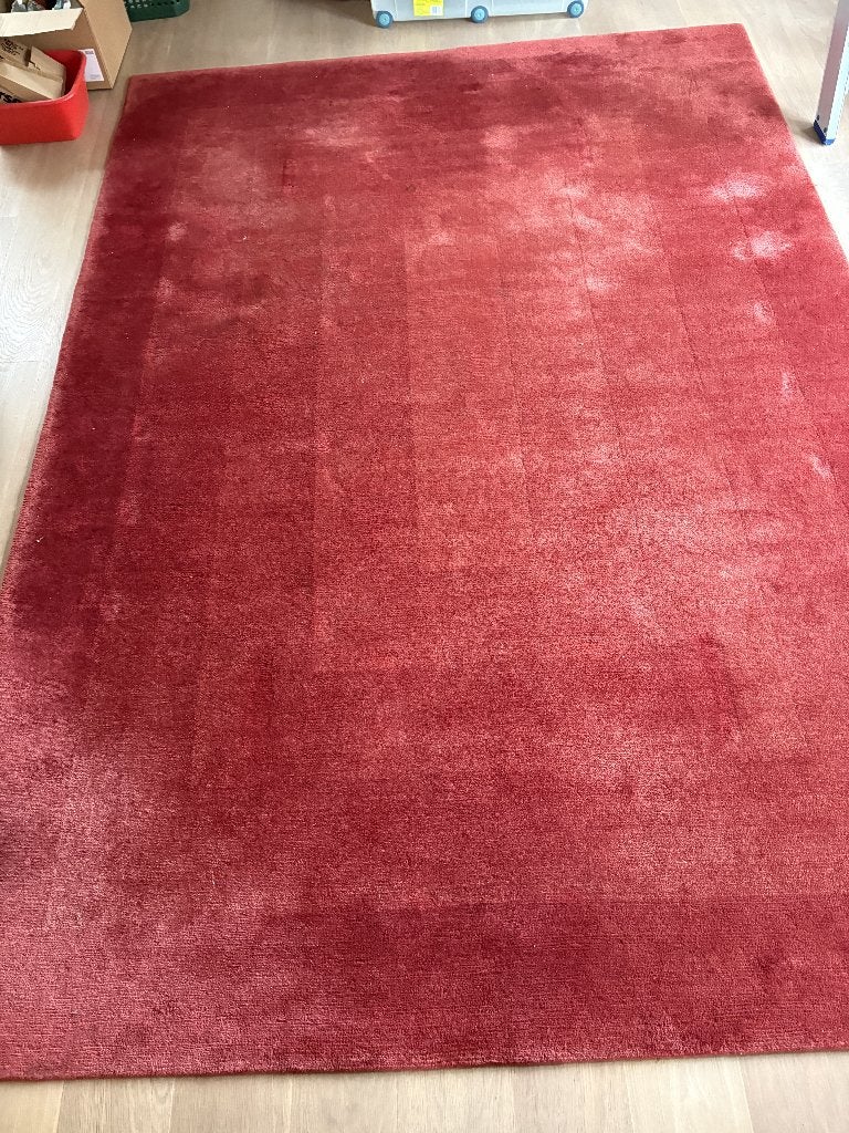 Vloerkleed, Maison & Meubles, Rouge, 200 cm ou plus, 200 cm ou plus, Enlèvement