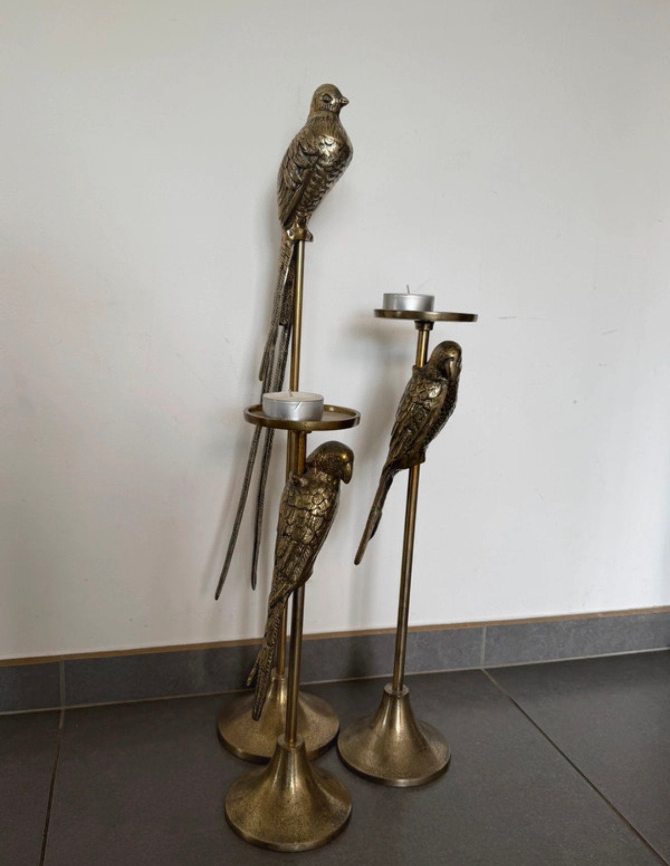 3 decoratieve vogels, Enlèvement