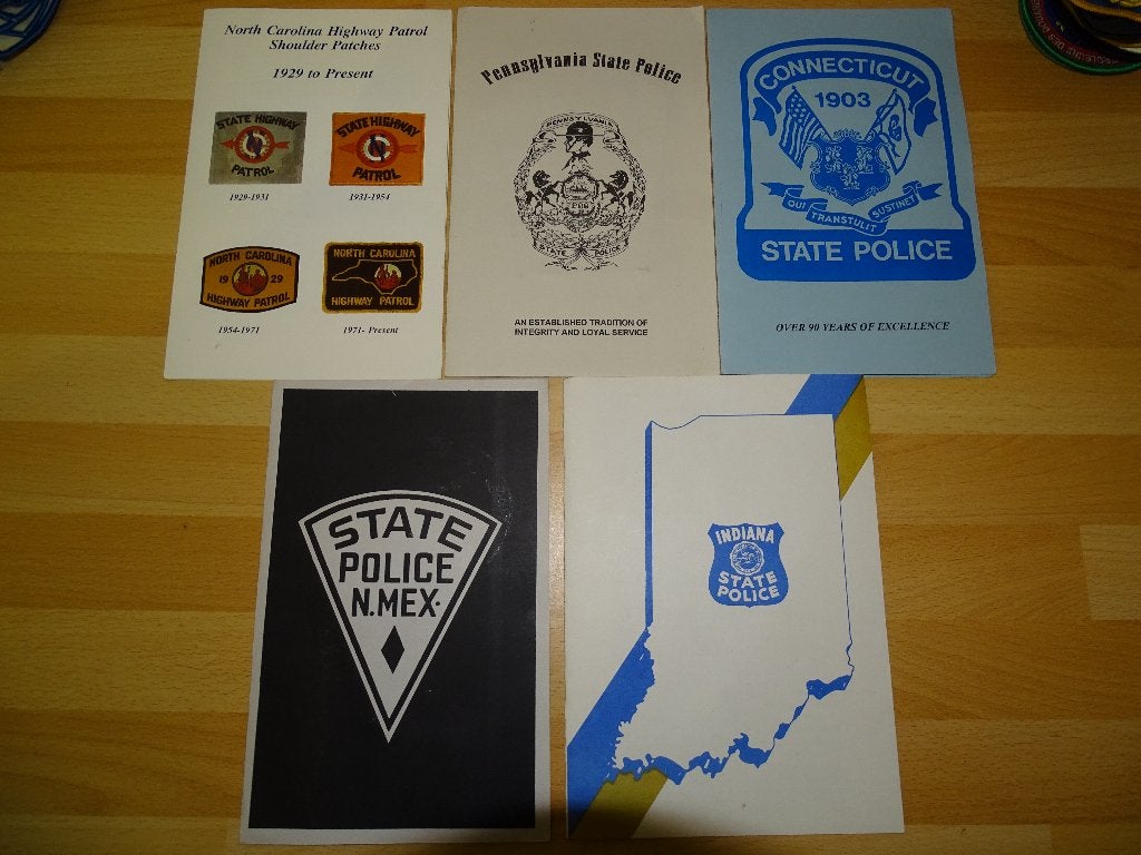 patch police usa souvenir feuillet explicatif super rare !, Verzamelen, Ophalen of Verzenden, Rijkswacht, Overige typen