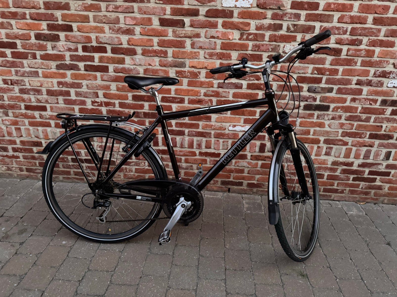 Nette Kettler Traveller 5.1 trekkingfiets – 27 versnellingen, Ophalen, Vering, Velgrem, 49 tot 53 cm