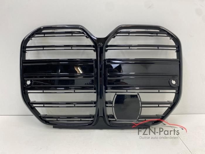 BMW 4-Serie Grancoupe G26 Grille Hoogglans zwart ACC, Ophalen of Verzenden, Gebruikt