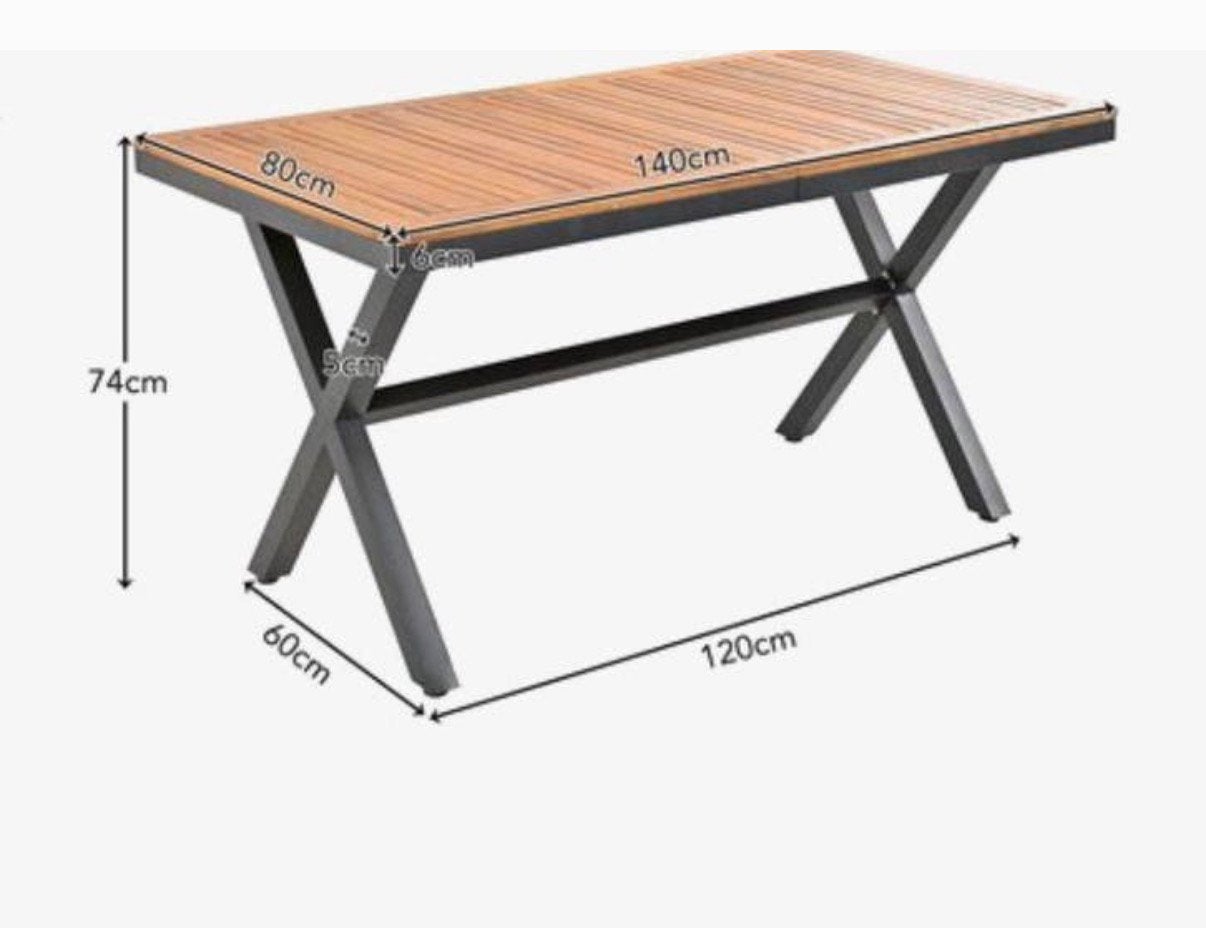 Tuin tafel NIEUW teak, Tuin en Terras, Ophalen, Nieuw