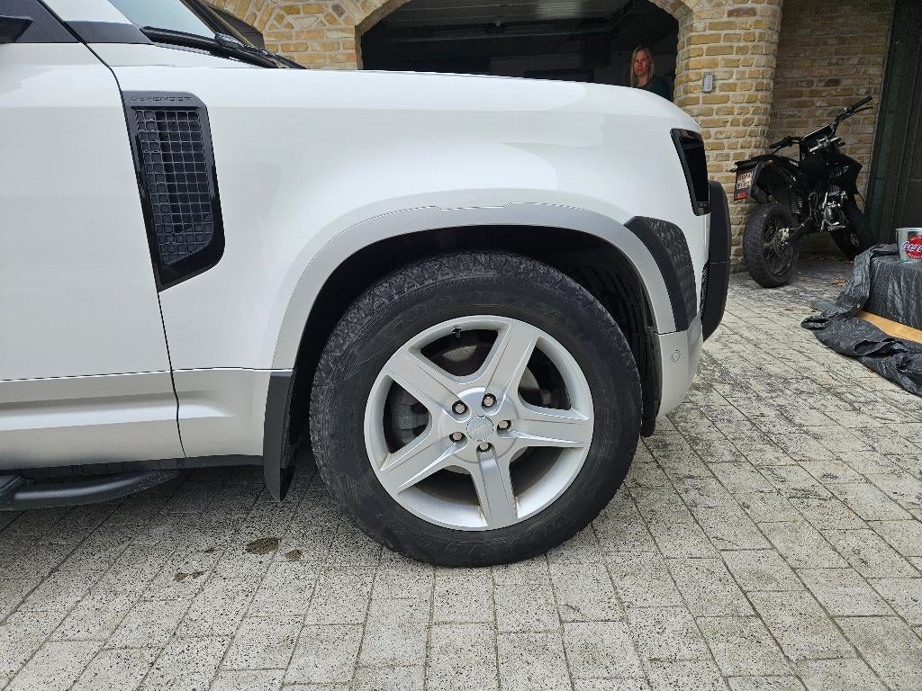 Velgen/bandenset defender L663, Auto-onderdelen, Banden en Velgen, Ophalen, Gebruikt, 255 mm, Velg(en)