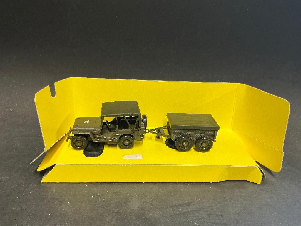 Jeep Solido Willys avec remorque - TOP, Hobby & Loisirs créatifs, Enlèvement ou Envoi
