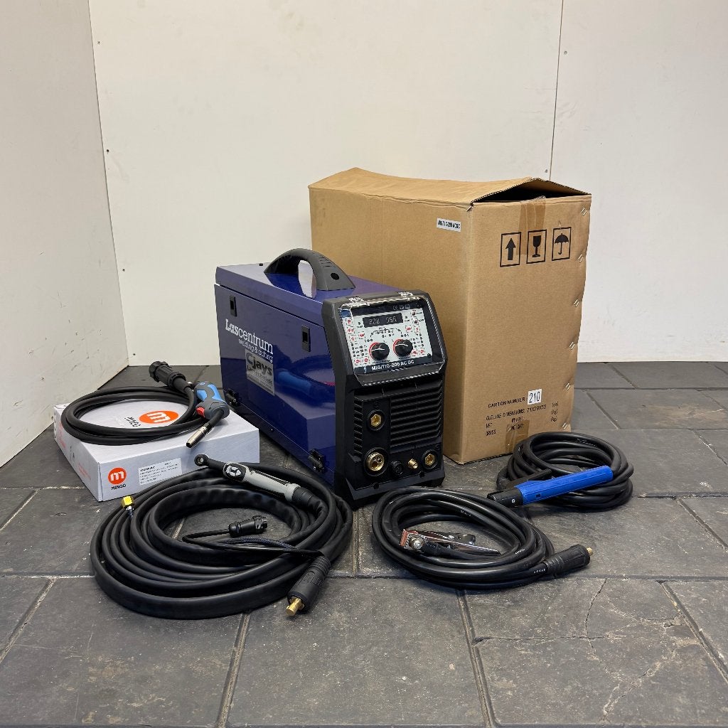 Lascentrum MIG/TIG 200 ACDC Multi Lasapparaat Laspost 230V, Doe-het-zelf en Bouw, Ophalen of Verzenden, Nieuw, 250 ampère, Tig