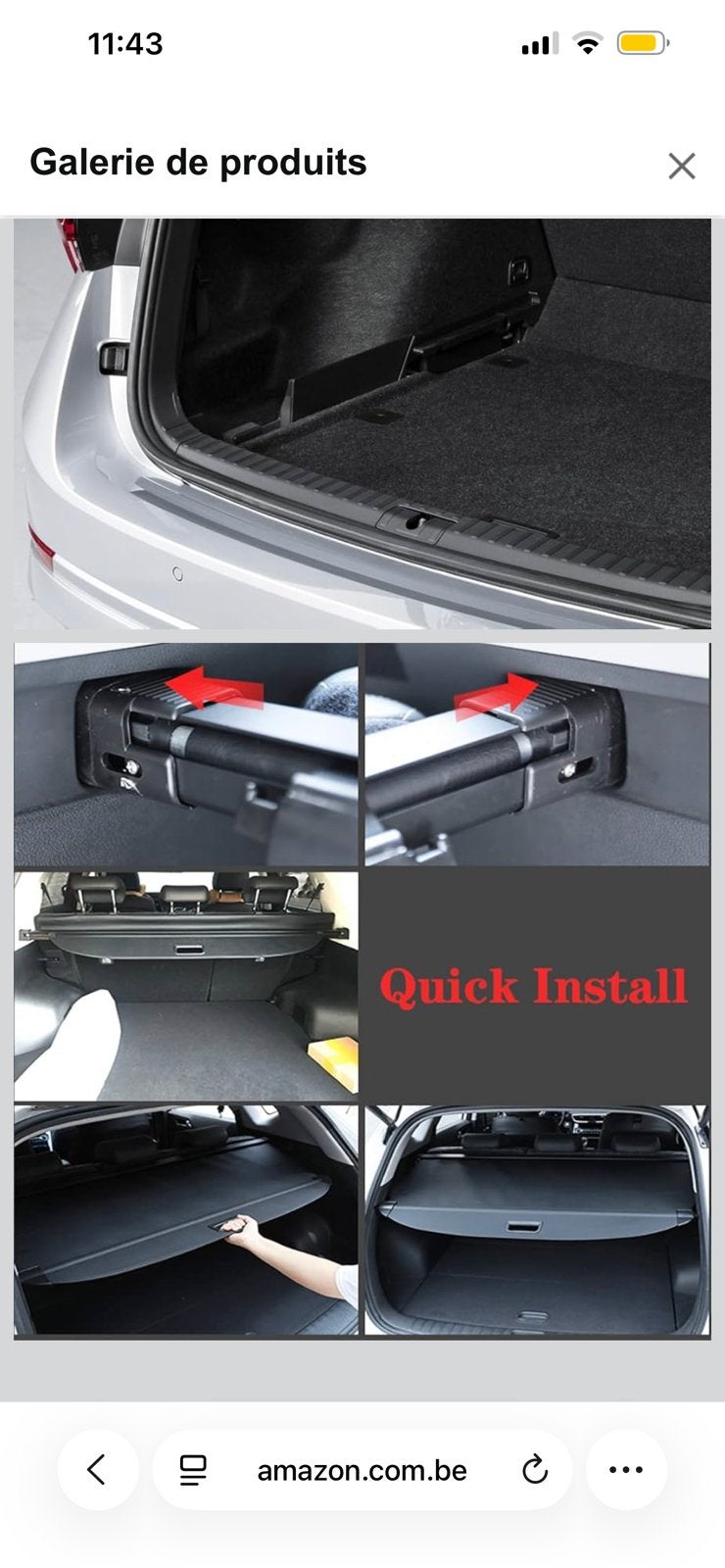 Barre de couverture de coffre pour SKODA, Autos : Pièces & Accessoires, Électronique & Câbles, Enlèvement, Skoda