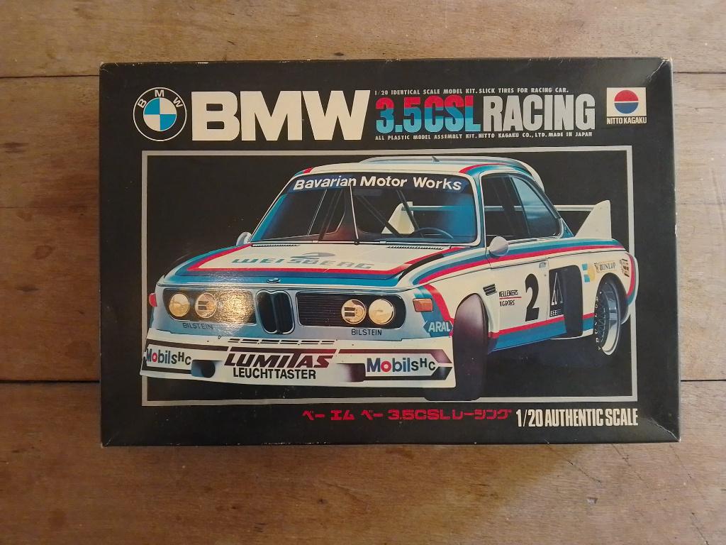 NITTO KAGAKU - BMW 3.5 CSL Racing 1/20, Hobby & Loisirs créatifs, Modélisme | Voitures & Véhicules, Autres marques, Enlèvement ou Envoi