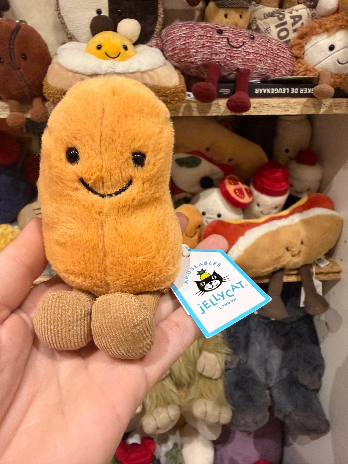 Jellycat Amuseables Bean, Kinderen en Baby's, Jellycat, Overige typen, Nieuw, Meerkleurig