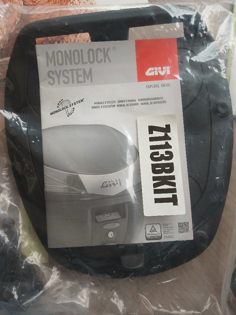 Givi support top case Monolock Z113, Motos, Enlèvement, Neuf