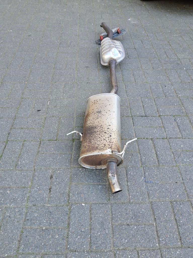 BMW E46 benzinedemper + tussenuitlaat, Auto-onderdelen, Uitlaatsystemen, Ophalen of Verzenden, Gebruikt, BMW