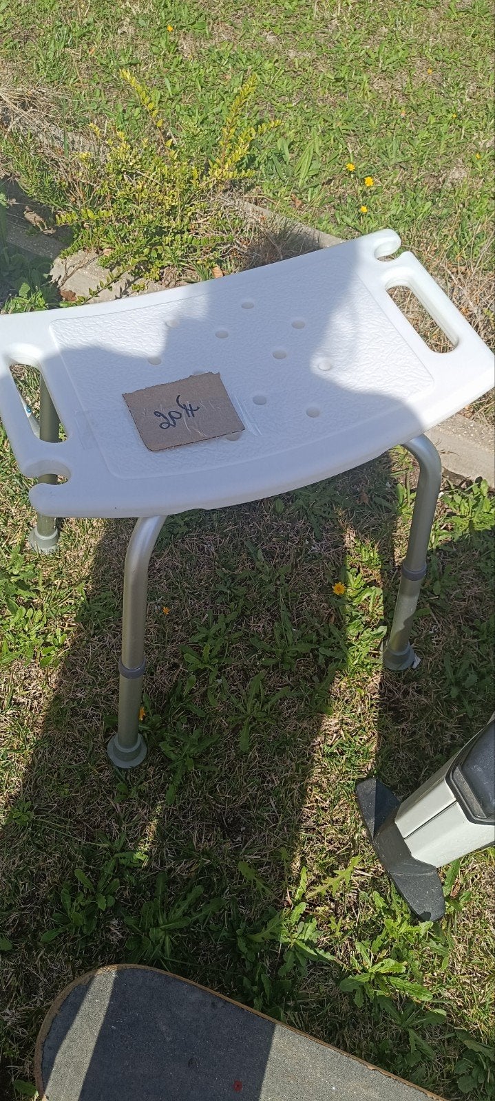 chaise de douche, Enlèvement, Utilisé, Blanc, Deux