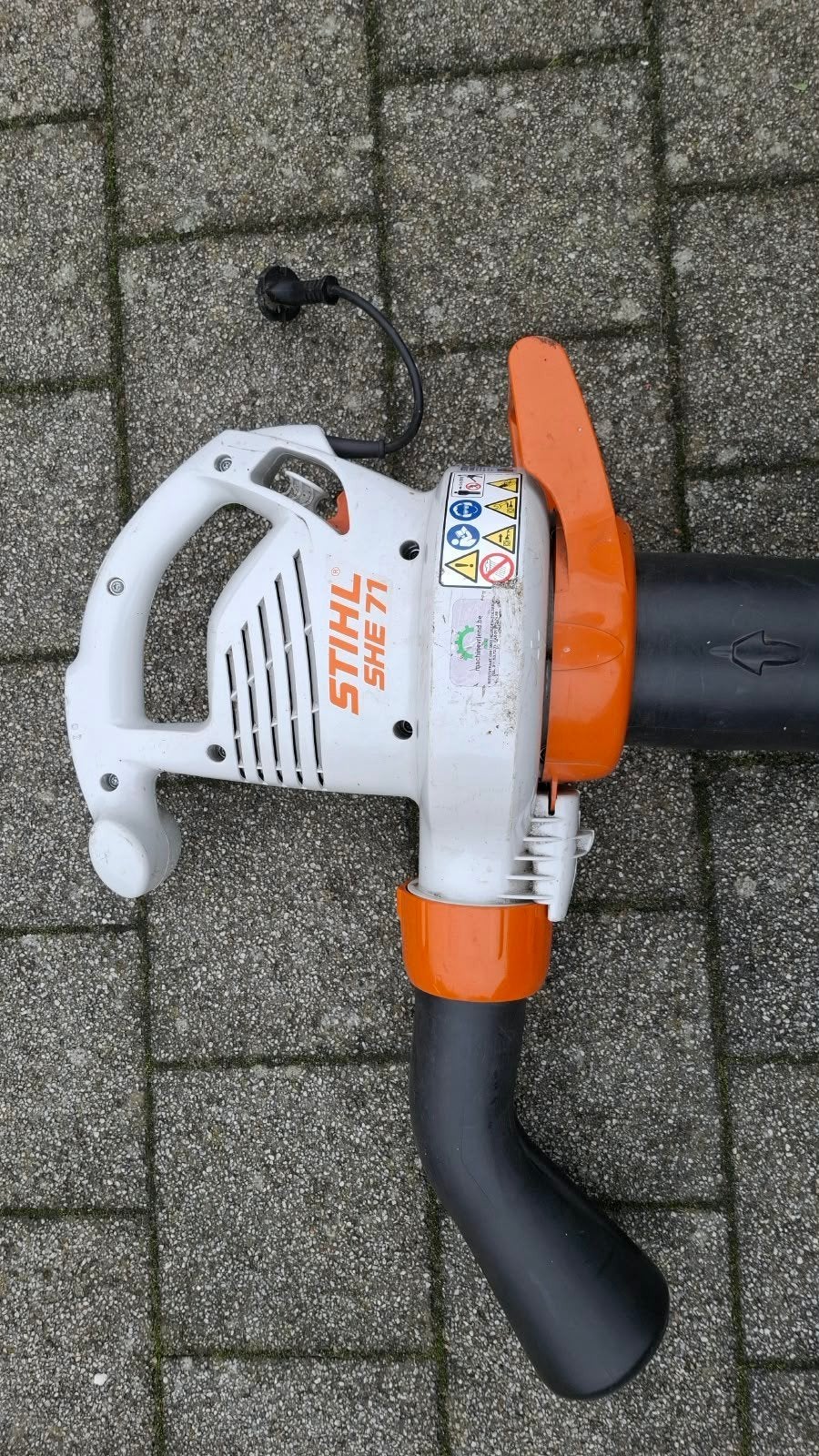 Bladblazer/zuiger zonder accessoires  Stihl she 71, Ophalen, Gebruikt, Handgedragen, Stihl