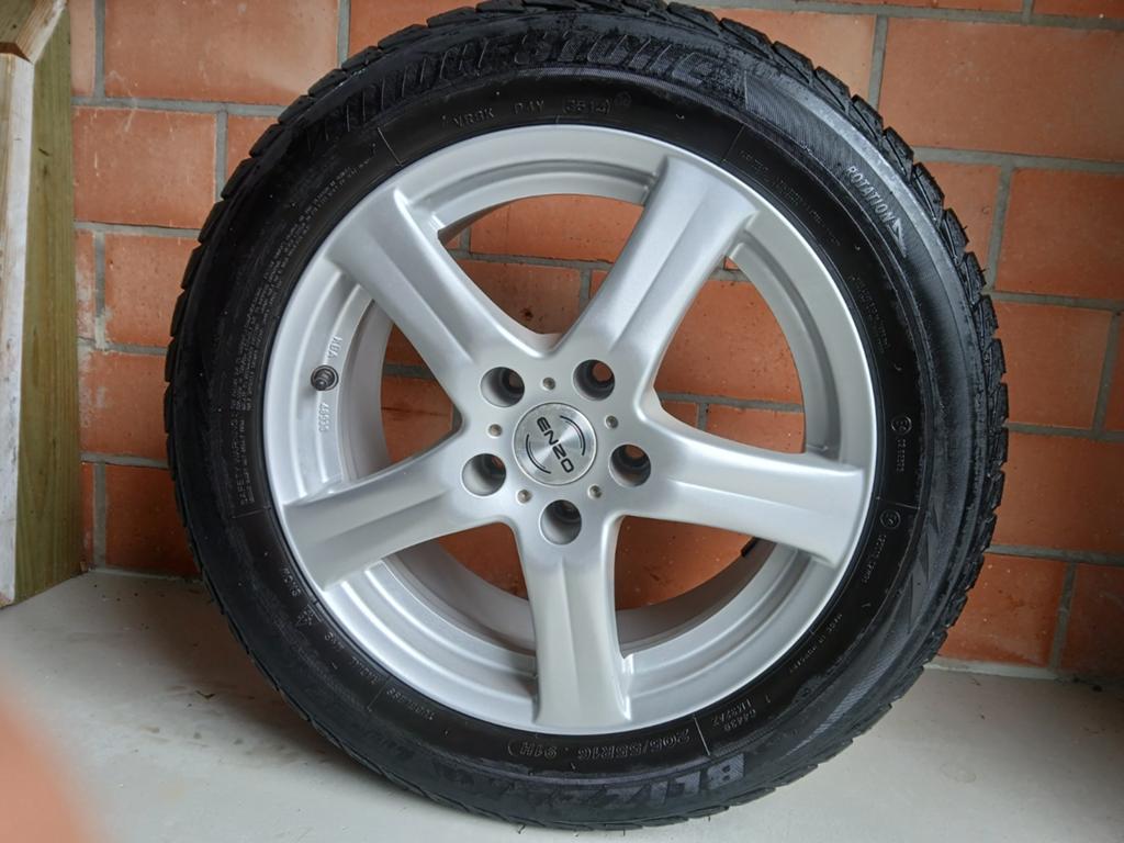 Winterbanden op aluminum velgen, Ophalen