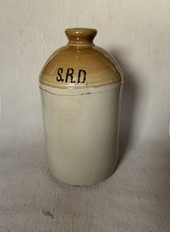 wo1 - Britse SRD kruik, 1 gallon - rumkruik 1914 1918, Ophalen of Verzenden, Landmacht, Kist of Geocache