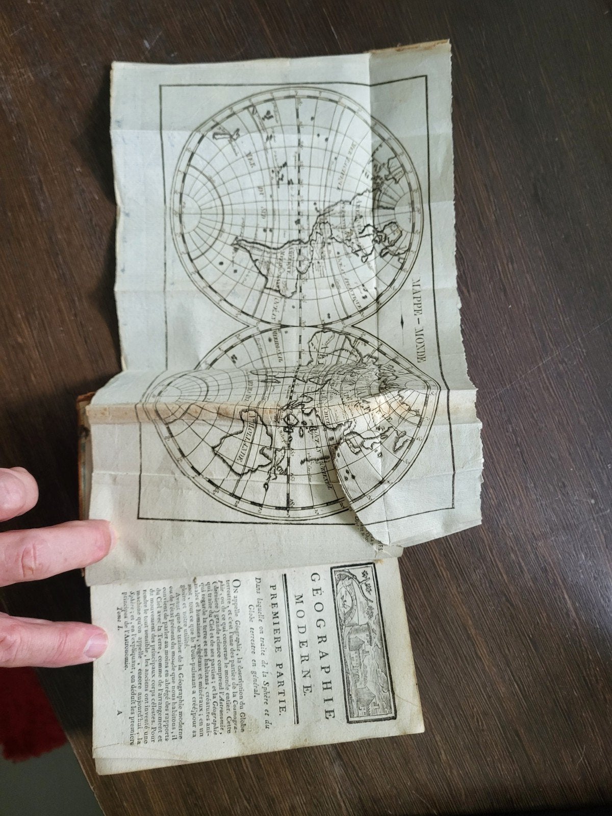 Géographie Moderne abbé de la Croix tome 1 an 1800, Enlèvement ou Envoi