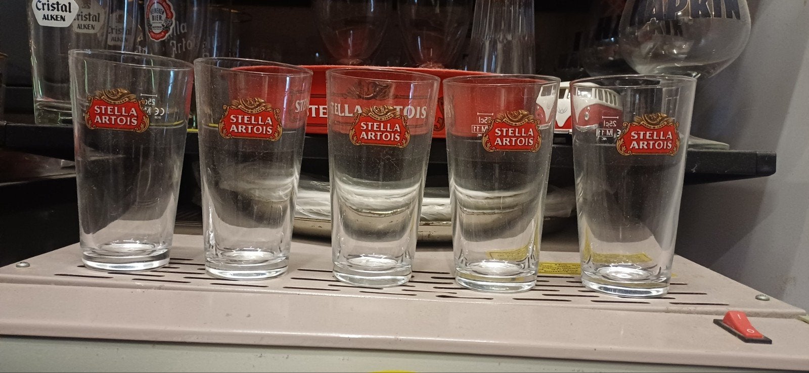 stella boerkes, Verzamelen, Ophalen of Verzenden, Nieuw, Bierglas