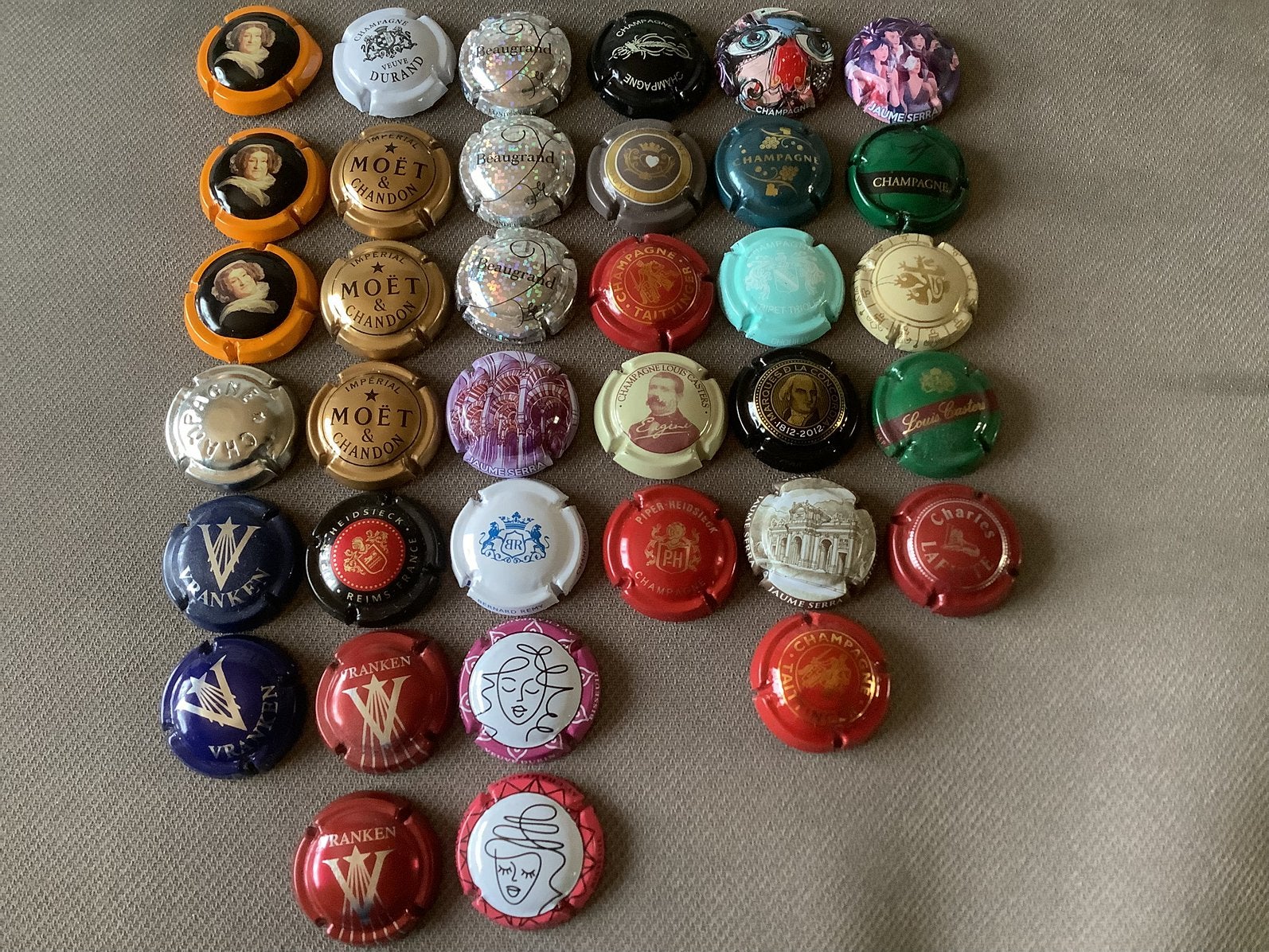 Champagne capsules, Ophalen, Zo goed als nieuw, Champagne